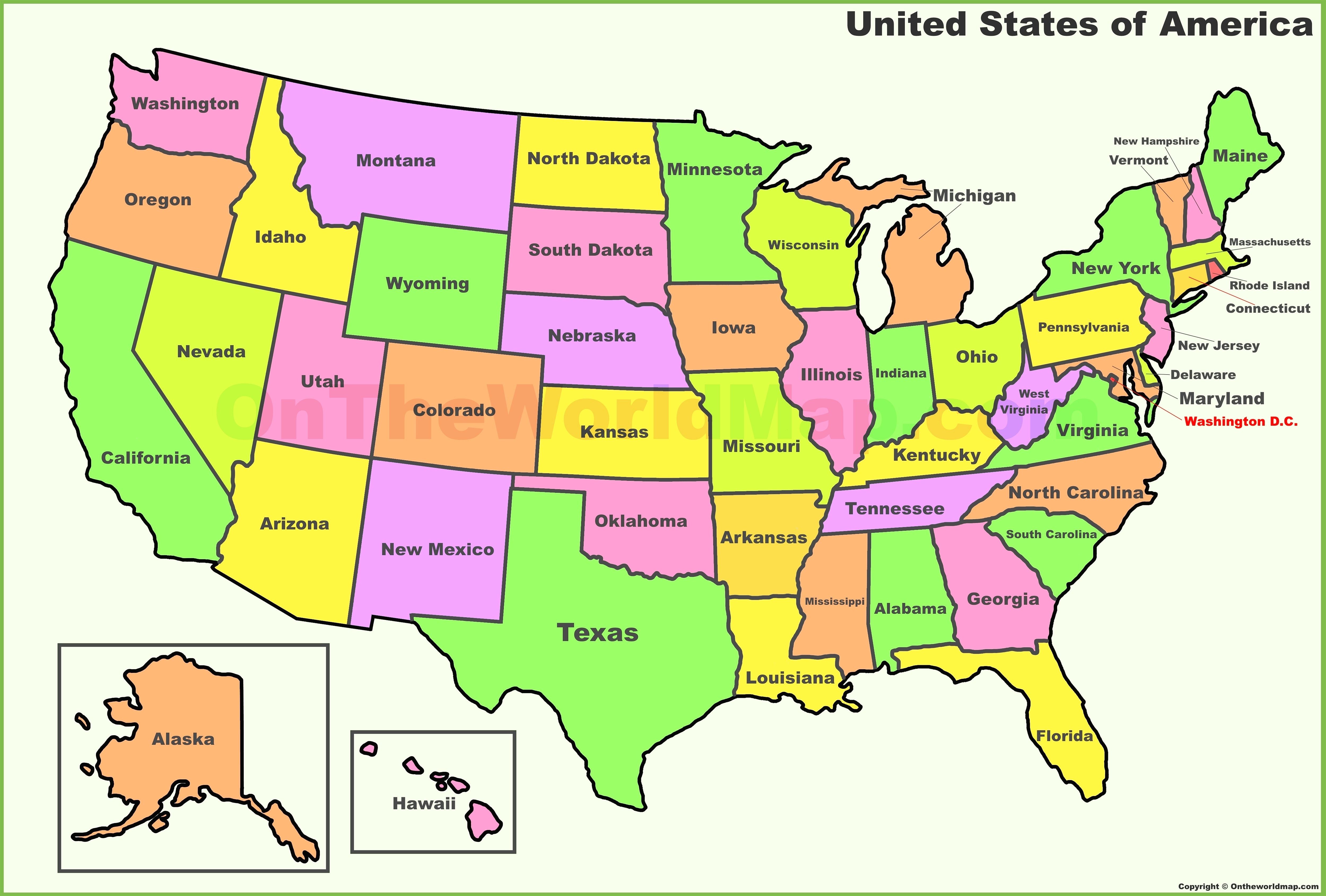 Featured image of post All Us States Labeled