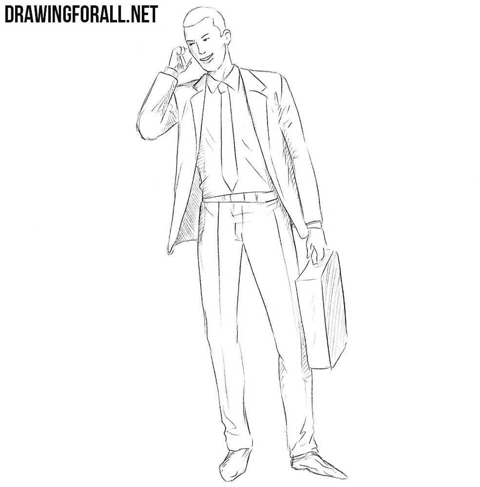 Featured image of post Anime Businessman Drawing