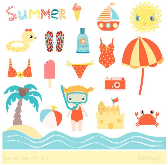 Featured image of post Beach Cute Summer Clipart