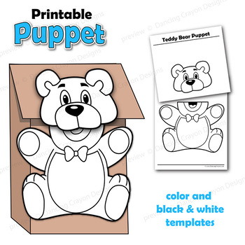 Featured image of post Bear Puppet Printable