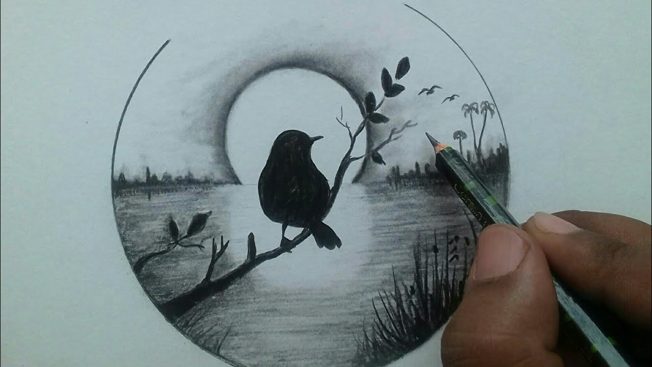 Featured image of post Beautiful And Easy Pencil Drawings Of Nature