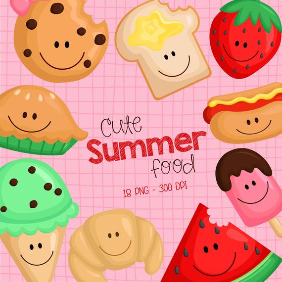 Featured image of post Cute Summer Food Clipart