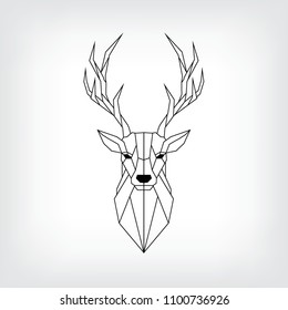 Featured image of post Geometric Deer Head Design