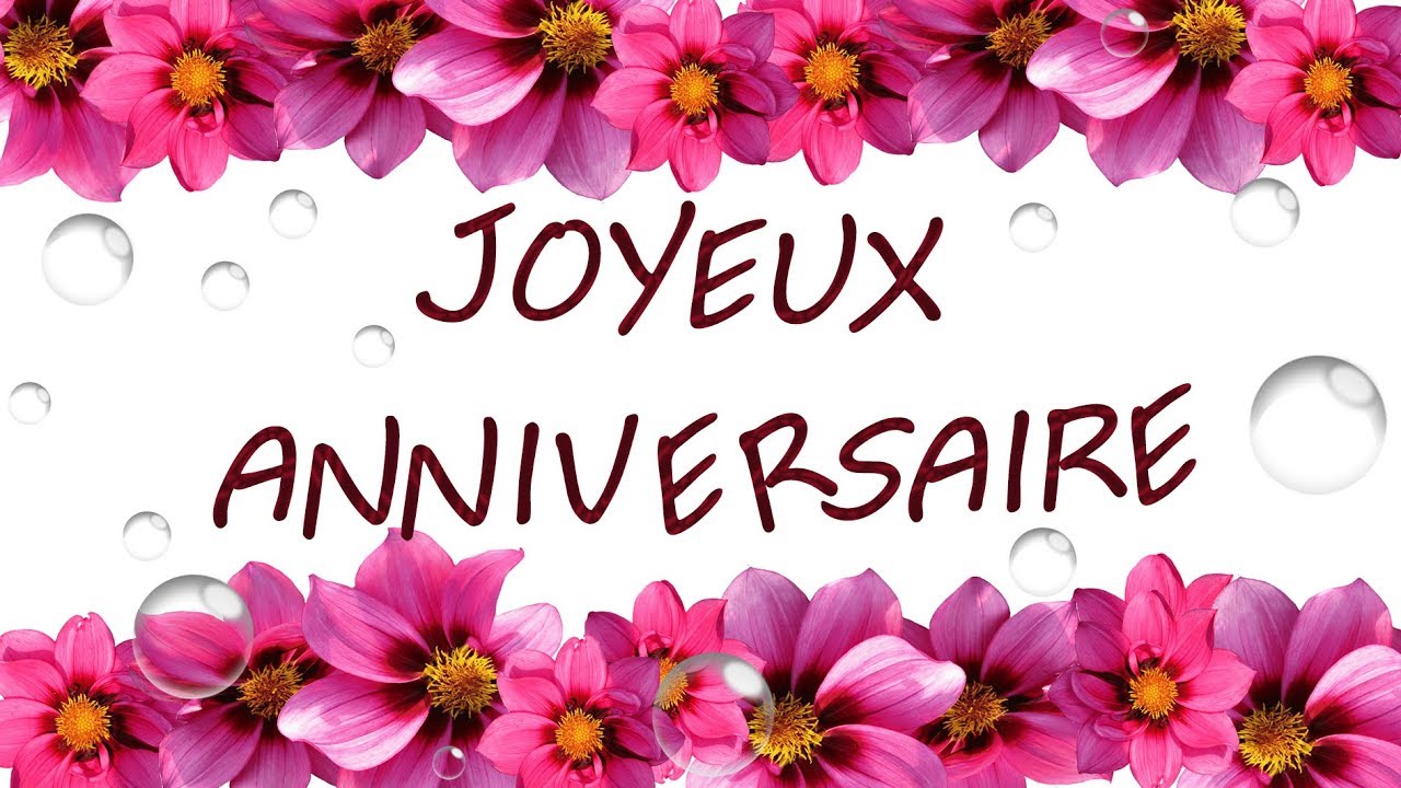 Featured image of post Image Joyeux Anniversaire Avec Des Fleurs