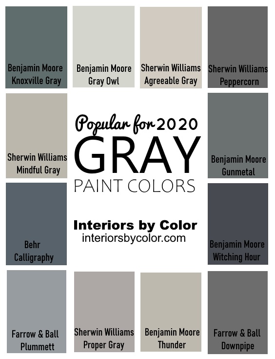 Featured image of post Most Popular Gray Paint Colors 2020