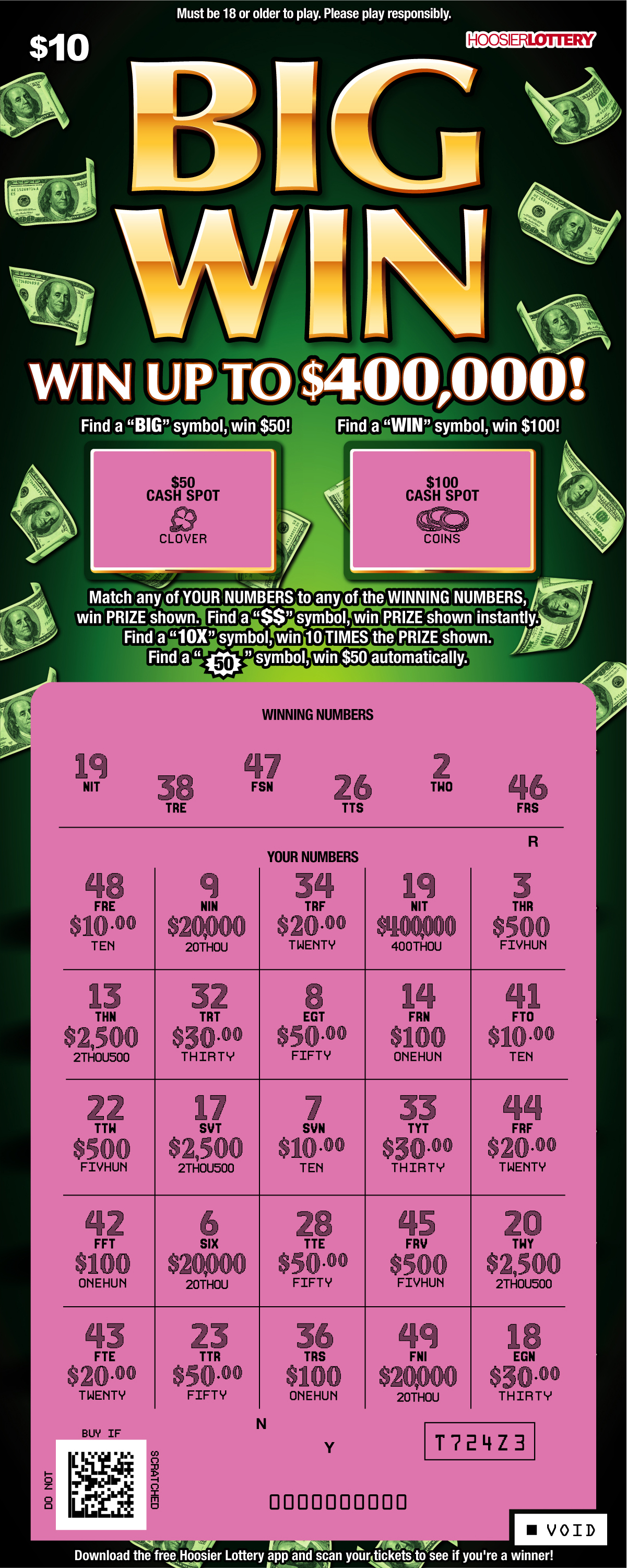 Featured image of post Pictures Of Winning Scratch Off Lottery Tickets Indiana