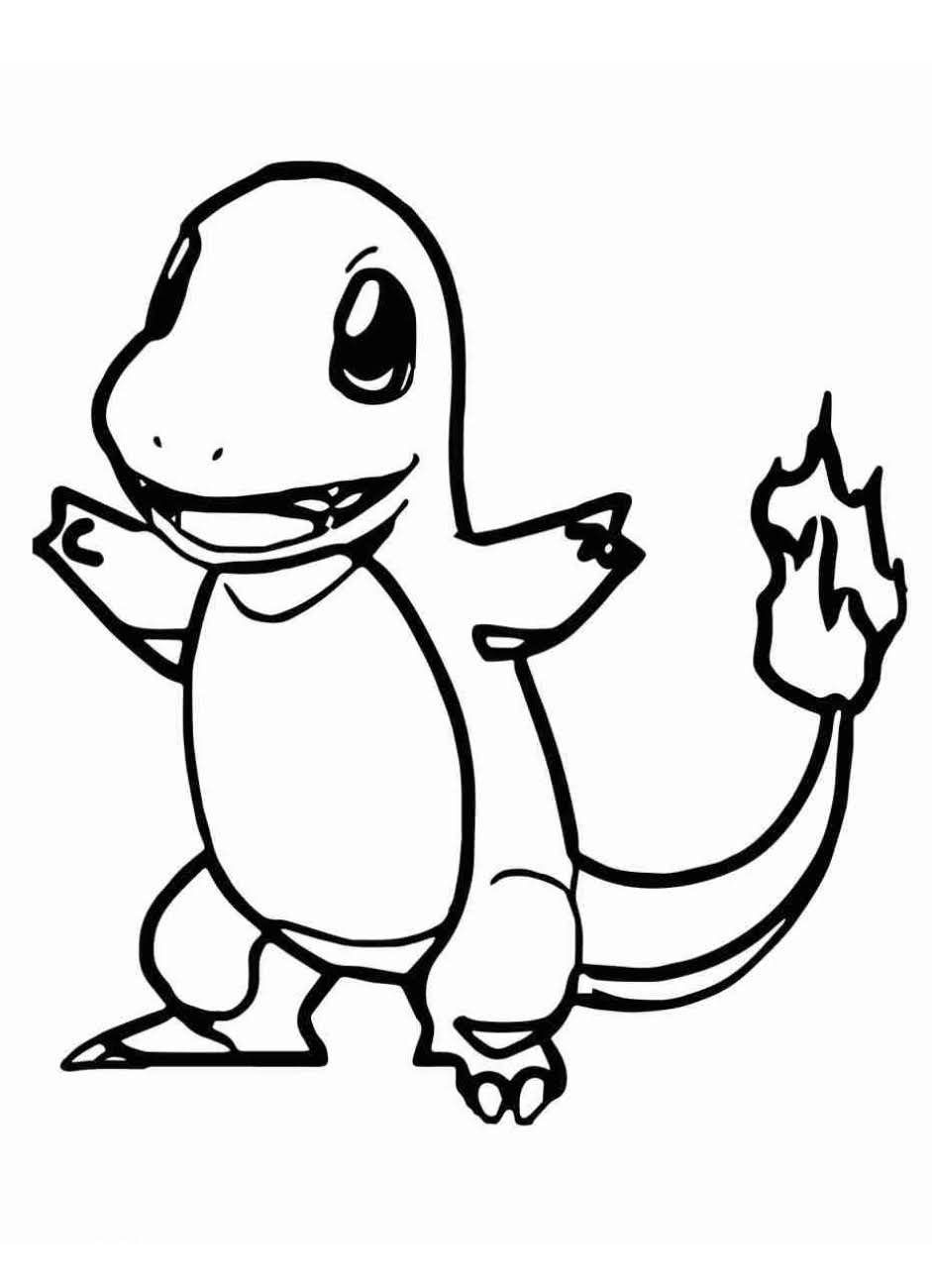 Featured image of post Pokemon Coloring Pages Charmander