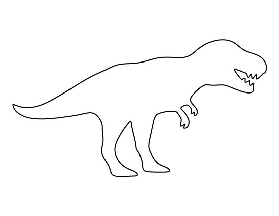 Featured image of post Printable T Rex Dinosaur Outline