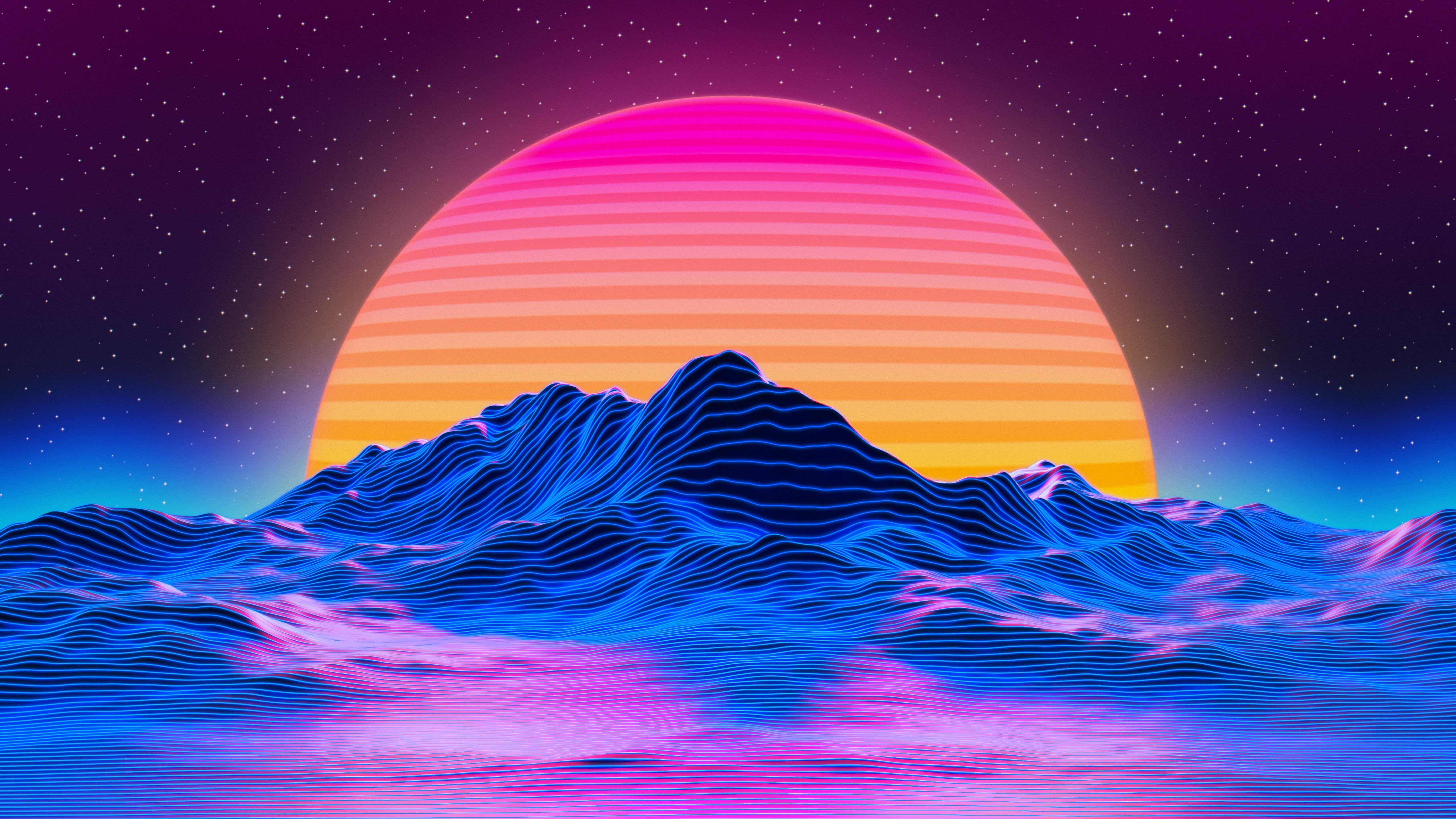 Featured image of post Retro Sunset Wallpaper 4K