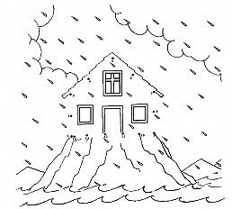 images Wise Man Built His House On The Rock Coloring Page the wise man built his house upon the